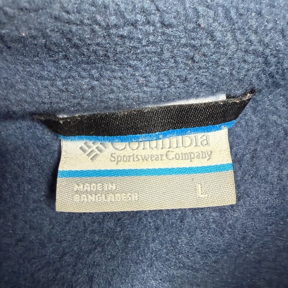 Columbia Navy Blue Fleece Outerwear - Picture 2 of 9
